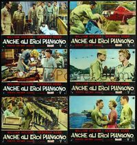 3o346 PROUD & PROFANE 6 Italian photobusta posters '56 enlisted William Holden & nurse Deborah Kerr!