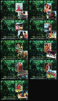 3o323 THANK GOD IT'S FRIDAY 9 Italian photobusta posters '78 Donna Summer, Jeff Goldblum, disco!