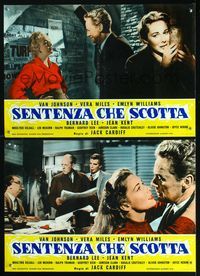 3o461 WEB OF EVIDENCE 2 Italian photobusta movie posters '60 Van Johnson, Vera Miles, Emlyn Williams