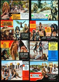 3o340 WHEN WOMEN HAD TAILS 8 Italian photobustas '70Senta Berger, wacky images of prehistoric people