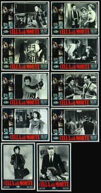 3o317 WHY MUST I DIE 10 Italian photobusta movie posters '60 Terry Moore, Debra Paget, Bert Freed!
