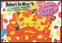 3o694 JACKNIFE Polish 22x31 movie poster '89 Robert De Niro, cool Lech Majewski montage artwork!