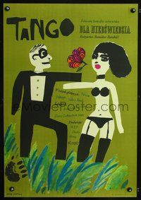 3o774 TANGO FOR A BEAR Polish 23x33 movie poster '67 wacky Maria 