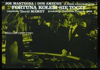 3o618 THINGS CHANGE Polish movie poster '90 different photo image of Don Ameche at gambling table!