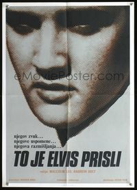 3o147 THIS IS ELVIS Yugoslavian '81 Elvis Presley rock 'n' roll biography, cool image of the King!