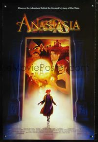 3p048 ANASTASIA DS one-sheet movie poster '97 Don Bluth missing Russian princess animation!