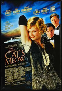 3p140 CAT'S MEOW DS one-sheet movie poster '01 Peter Bogdanovich, sexy Kirsten Dunst, Eddie Izzard