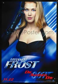 3p212 DIE ANOTHER DAY Frost style teaser 1sh '02 super-sexy Rosamund Pike!