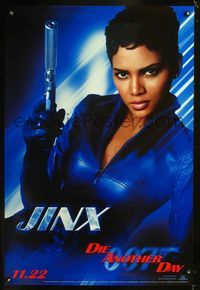 3p214 DIE ANOTHER DAY Jinx style teaser 1sh '02 great image of sexy Halle Berry as Jinx!