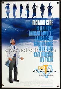 3p224 DR. T & THE WOMEN DS one-sheet '00 Robert Altman, full-length Doctor Richard Gere, Helen Hunt!