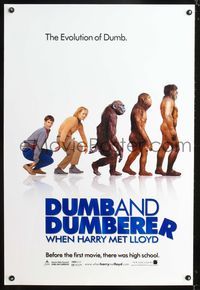3p226 DUMB & DUMBERER DS teaser 1sheet '03 Eric Christian Olsen & Derek Richardson as Harry & Lloyd!