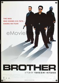 3p123 BROTHER Belgian '00 Beat Takeshi Kitano is the man who knows his fate, Japanese Yakuza!
