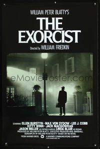 3p247 EXORCIST 1sheet R79 William Friedkin, Max Von Sydow, horror classic from William Peter Blatty!