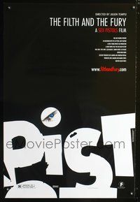 3p265 FILTH & THE FURY DS one-sheet poster '00 Julien Temple Sex Pistols punk rock documentary!