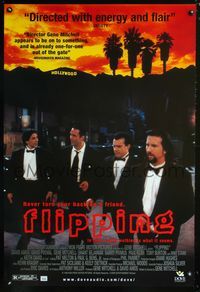 3p271 FLIPPING one-sheet movie poster '97 Gene Mitchell, David Amos, Davis Proval