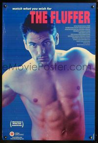 3p273 FLUFFER int'l one-sheet movie poster '01 Scott Gurney, Michael Cunio, gay adult film industry!