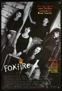 3p279 FOXFIRE one-sheet movie poster '96 young Angelina Jolie, Hedy Burress, sexy teens!