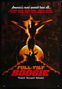 3p287 FULL-TILT BOOGIE DS one-sheet poster '97 the making of From Dusk Till Dawn, really cool image!