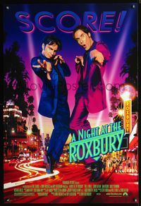 3p533 NIGHT AT THE ROXBURY DS one-sheet '98 wacky image of swingers Will Ferrell & Kris Kattan, SNL!