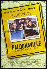 3p551 PALOOKAVILLE color style one-sheet poster '95 William Forsythe, Vincent Gallo, Adam Trese