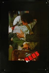 3p588 REDS one-sheet movie poster '81 Warren Beatty as John Reed & Diane Keaton in Russia!