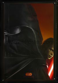3p012 REVENGE OF THE SITH DS teaser style A one-sheet '05 Star Wars Episode III, really cool art!