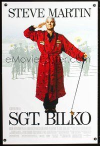 3p639 SGT. BILKO one-sheet movie poster '96 great image of Steve Martin in robe w/golf club!