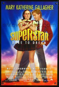 3p707 SUPERSTAR DS one-sheet '99 SNL, Molly Shannon as Mary Katherine Gallagher, Will Ferrell!