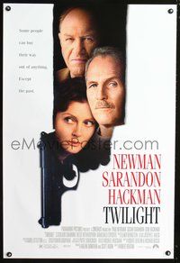 3p752 TWILIGHT DS 1sheet '97 Robert Benton, close-ups of Paul Newman, Susan Sarandon, Gene Hackman!