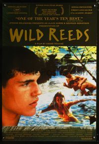 3p784 WILD REEDS int'l one-sheet movie poster '94 French gay romance, Andre Techine, Elodie Bouchez!