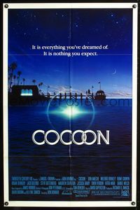 3r164 COCOON one-sheet poster '85 Ron Howard classic, Don Ameche, Wilford Brimley, Tawnee Welch