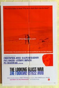 3r546 LOOKING GLASS WAR int'l one-sheet poster '69 from John Le Carre English espionage spy novel!