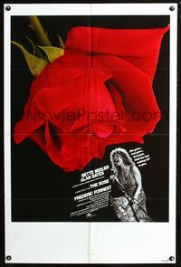 3r736 ROSE one-sheet poster '79 Mark Rydell, cool image of Bette Midler as Janis Joplin look-alike!