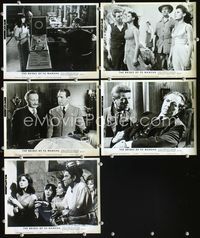 3s202 BRIDES OF FU MANCHU 5 8x10s '66 Asian villain Christopher Lee, Douglas Wilner, Marie Versini