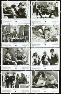 3s104 INDIANA JONES & THE LAST CRUSADE 8 8x10s '89 Harrison Ford, Sean Connery, Lucas & Spielberg!