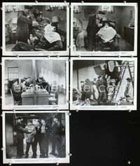 3s213 JAIL BUSTERS 5 8x10 movie stills '55 Leo Gorcey, Huntz Hall, Bernard Gorcey, Bowery Boys