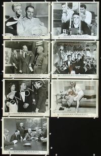 3s139 OCEAN'S 11 7 8x10 movie stills '60 Frank Sinatra, Peter Lawford, Richard Conte, Red Buttons