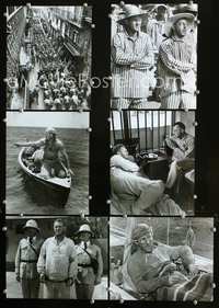 3s173 PAPILLON 6 8x10 movie stills '73 Steve McQueen & Dustin Hoffman on Devil's Island!