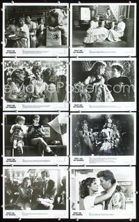 3s111 PEGGY SUE GOT MARRIED 8 8x10 stills '86 Coppola, Kathleen Turner, Barry Miller, Nicolas Cage