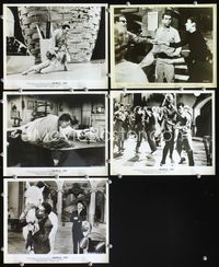 3s222 PEPE 5 8x10 stills '61 Debbie Reynolds, Dan Dailey, Cantinflas & white horse on pool table!