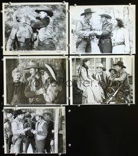 3s224 PRAIRIE GUNSMOKE 5 8x10s R53 Bill Elliott as Wild Bill Hickok, Tex Ritter, Virginia Carroll