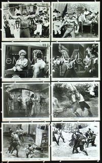 3s113 SAMSON & THE SLAVE QUEEN 8 8x10 stills '64 Umberto Lenzi's Zorro contro Maciste, Sergio Ciani