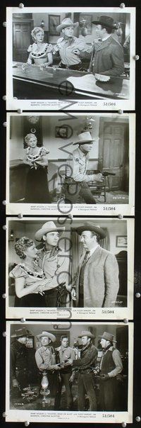 3s338 WANTED DEAD OR ALIVE 4 8x10 movie stills '51 Whip Wilson, Christine McIntyre, Jim Bannon
