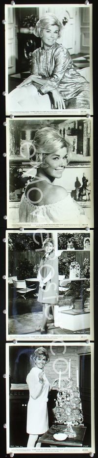 3s342 WHERE WERE YOU WHEN THE LIGHTS WENT OUT? 4 8x10 stills '68 four great portraits of Doris Day!