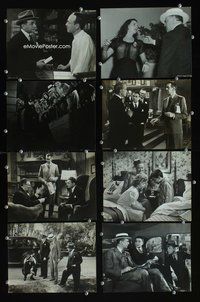 3s121 WOMAN IN THE WINDOW 8 key book movie stills '44 Fritz Lang, Edward G. Robinson, Raymond Massey