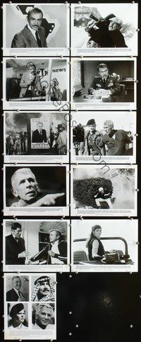 3s071 WRONG IS RIGHT 11 8x10 stills '82 TV reporter Sean Connery, Robert Conrad, Katharine Ross