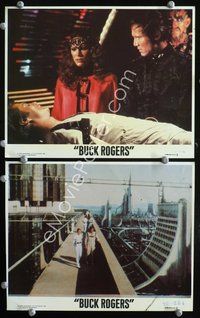 3s774 BUCK ROGERS 2 8x10 mini movie lobby cards '79 Henry Silva, Erin Gray, Gil Gerard