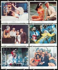 3s635 CAPRICE 6 color 8x10 movie stills '67 sexy Doris Day, Richard Harris, Ray Walston