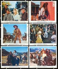 3s637 CAT BALLOU 6 color 8x10 stills '65 classic sexy cowgirl Jane Fonda, Lee Marvin, Michael Callan