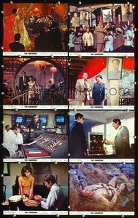 3s456 CHAIRMAN 8 color 8x10 movie stills '69 Gregory Peck, Arthur Hill & Anne Heywood in China!